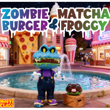 喪屍漢堡+抹茶娃